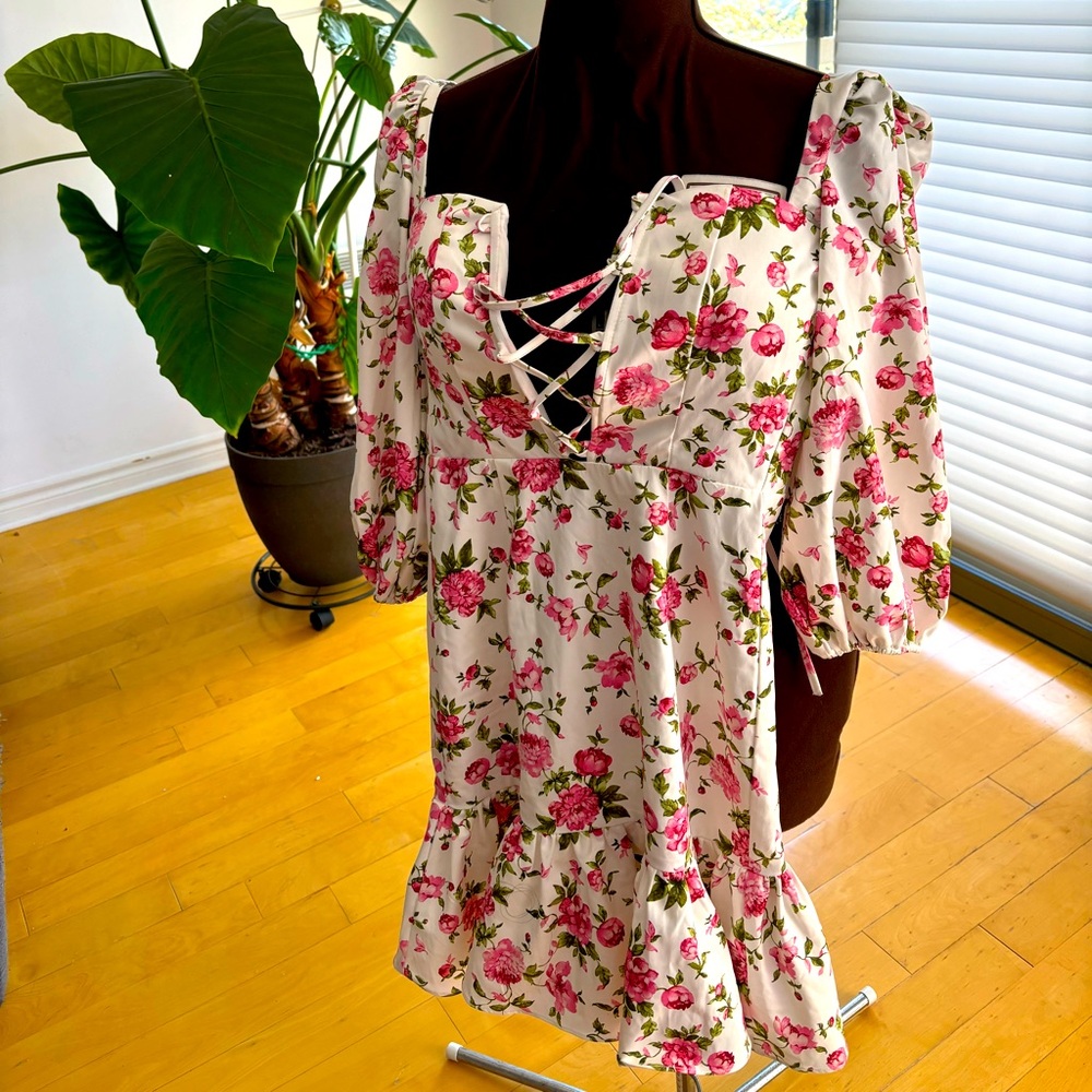 Summer dress flower
